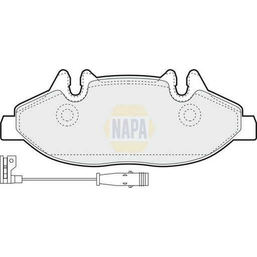 NAPA Front Brake Pad Set fits Mercedes-Benz Viano 2003-2007