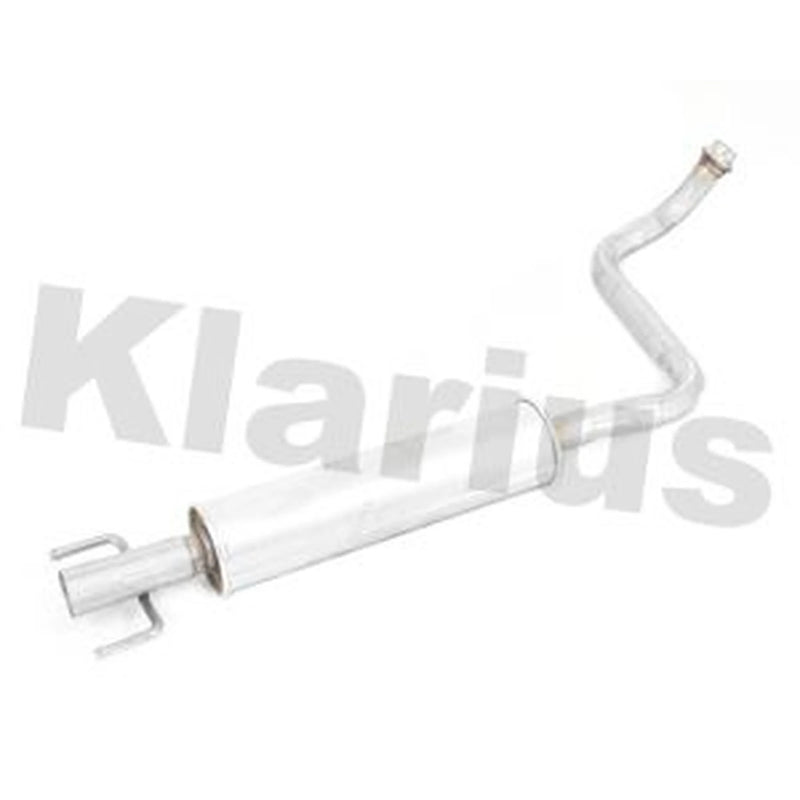 Klarius Box With Centre Pipe Centre fits Toyota Yaris/Vitz 2003-2005 1.5