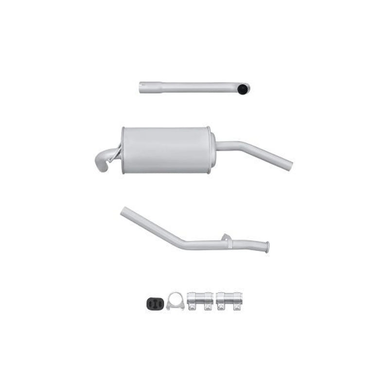 Hella End Silencer Rear fits Fiat Uno 1983-1995 0.9 1.0