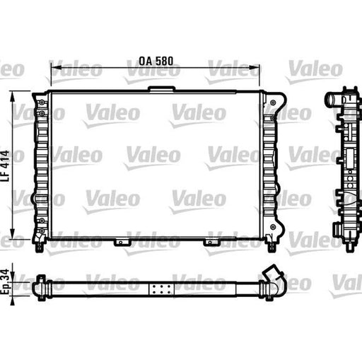 Valeo Engine Radiator 732012