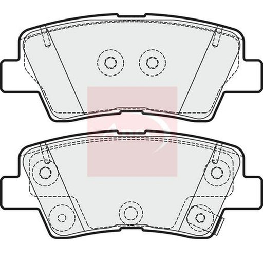 Apec Front & Rear Pads fits Kia Optima 2012-2015 1.7 2.0
