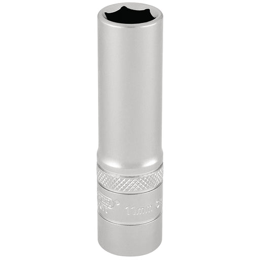 Draper HI-TORQ 6 Point Deep Socket, 3/8" Sq. Dr., 11mm 17544 Draper - Dynamic Drive