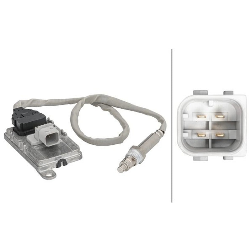 Hella NOx Nitrogen Oxide Sensor Exhaust Pin fits Mercedes-Benz Antos 2012-2018