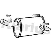 Klarius Box With Tail Pipe Rear fits Opel Meriva A 2003-2010 1.3 1.4 1.7
