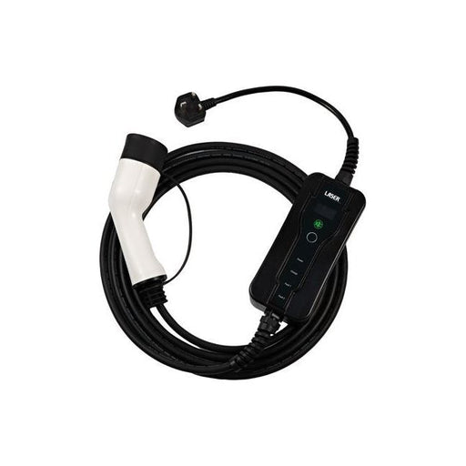 Laser EV Charging Cable - Type 2 Female to UK 3 Pin Plug 13A Single Phase 8628 Laser - Dynamic Drive