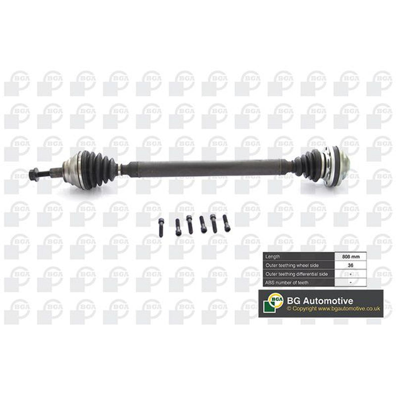 BGA CV Drive Shaft Driveshaft Front Right fits Audi Q3 2018-2019