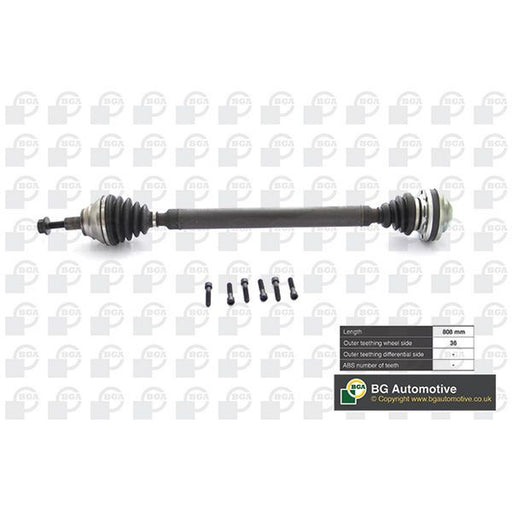 BGA CV Drive Shaft Driveshaft Front Right fits Audi Q3 2018-2019