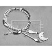 Borg & Beck Handbrake Cable Right Rear BKB1153