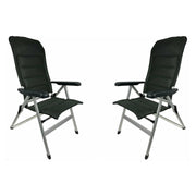 Pair of Royal Ambassador XL High Reclining Chair Padded Camping Chair Royal  - Dynamic Drive