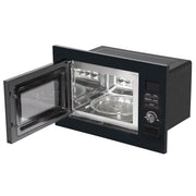Baridi Integrated Microwave Oven with Grill 25L Capacity 900W - Black Baridi - Dynamic Drive