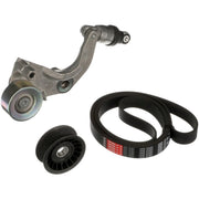 Gates V-Ribbed Belt Set fits Honda Civic VIII 2005-2012 1.8