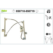 Valeo Electric Window Regulator Lifter Left Front 850718