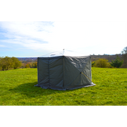 Event Shelter Gazebo 3.6m x 3.6m Outdoor Camping Motorhome Caravan Maypole  - Dynamic Drive