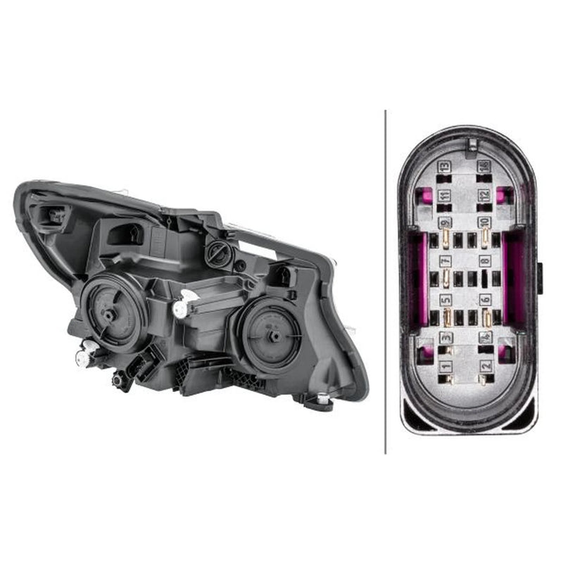 Hella Headlight Headlamp PY21W Left 1LL 011 284-891