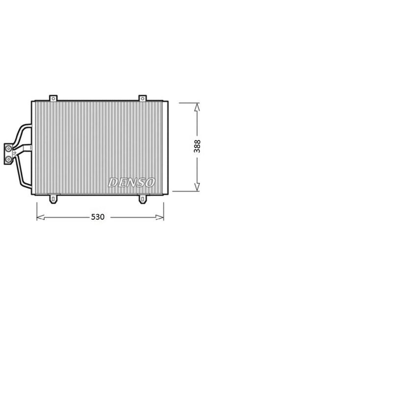 Denso Air Conditioning Condenser fits Renault Megane I 1996-2003 1.4 1.6 1.9 2.0