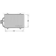 Denso Air Conditioning Condenser DCN23003