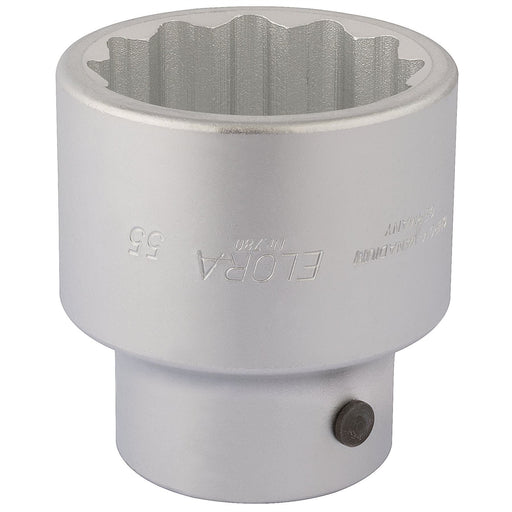 Draper Elora Bi-Hexagon Socket, 1" Sq. Dr., 55mm 67450 Draper - Dynamic Drive