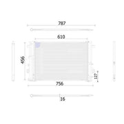 Mahle Air Conditioning Condenser AC 933 000S