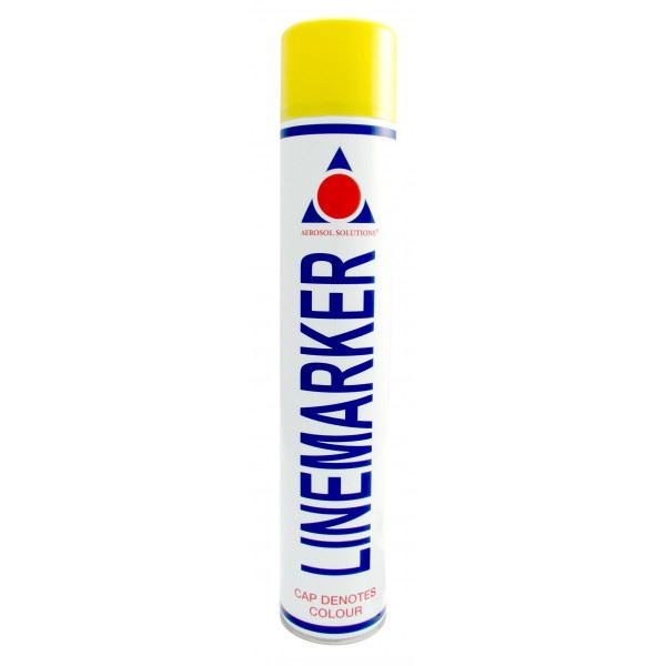 Aerosol Solutions Line Marking Paint - Yellow - 750ml Aerosol Solutions  - Dynamic Drive