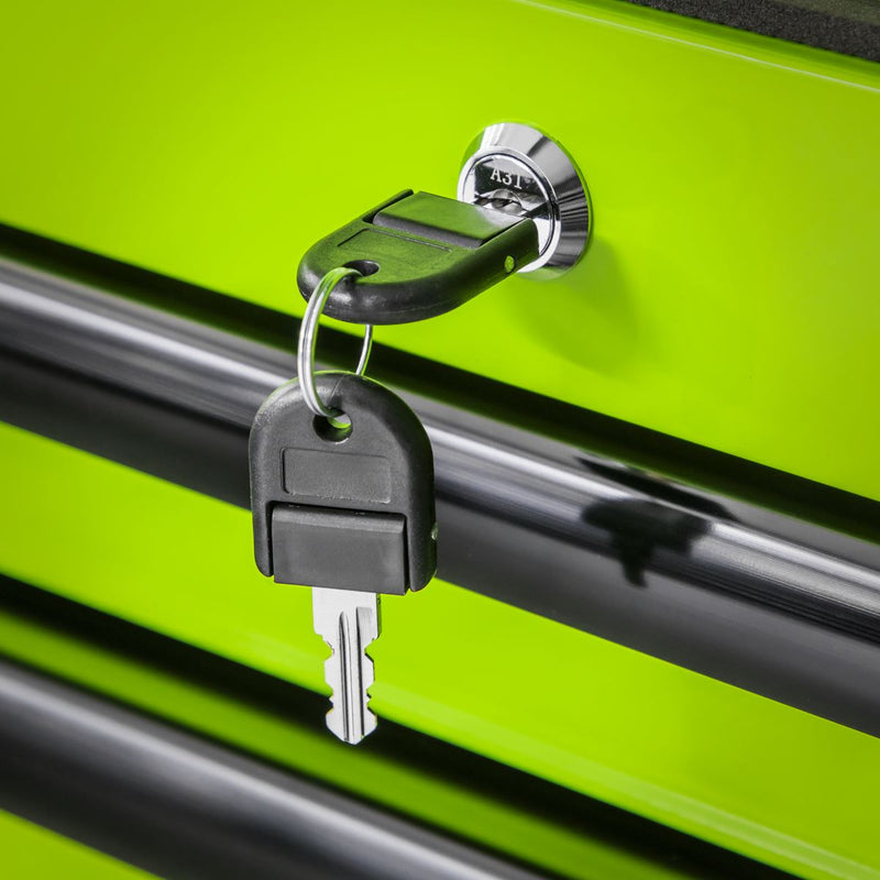 Superline Pro Superline PRO Rollcab 7 Drawer - Green/Black AP26479THV Superline Pro - Dynamic Drive