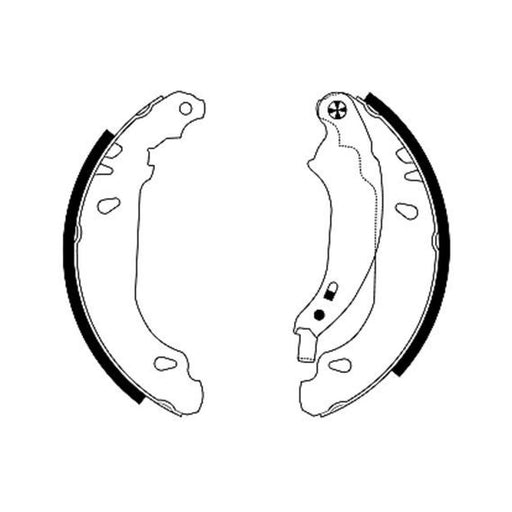 Mintex Brake Shoe Set Axle Kit fits Dacia Logan 2004-2012 1.2 1.4 1.5 1.6