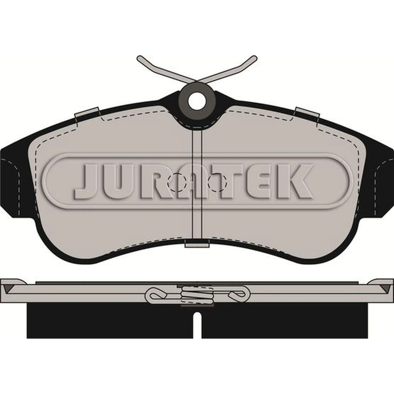 Juratek Front Brake Pad Set fits Nissan Almera 2000-2006 1.5 1.8 2.2