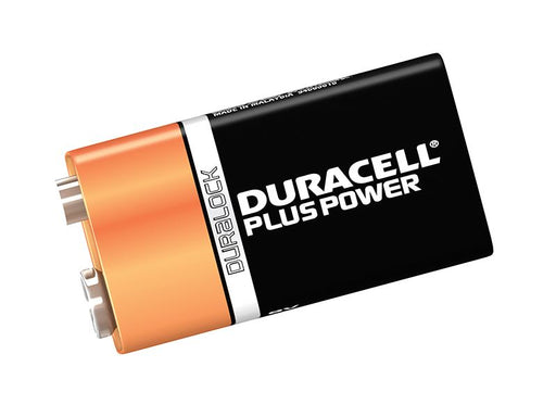 Duracell 9V Cell Plus Power MN1604/6LR6 Batteries (Pack 2) Duracell - Dynamic Drive
