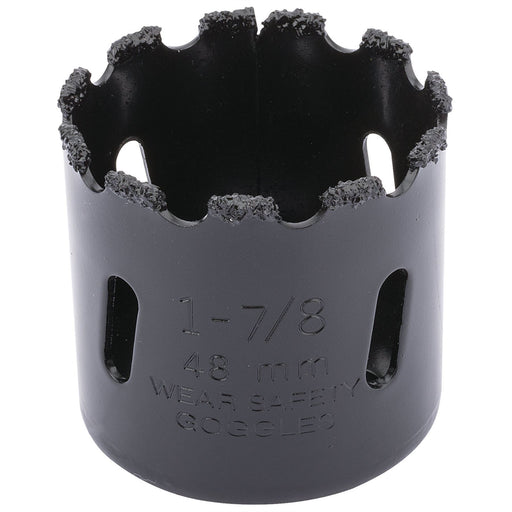 Draper Tungsten Carbide Grit Hole Saw, 48mm 34940 Draper - Dynamic Drive