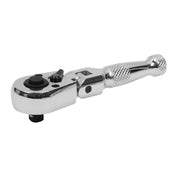 Sealey Premier Premier Stubby Flexi-Head Ratchet Wrench 1/4"Sq Drive AK660SF Sealey Premier - Dynamic Drive