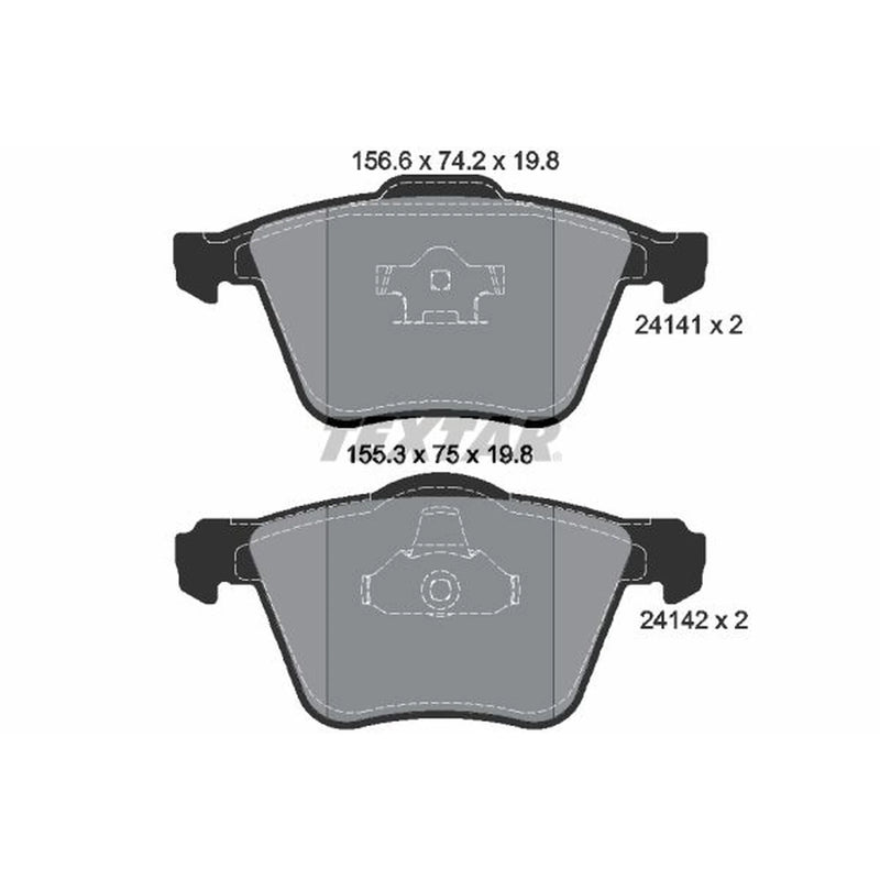 Textar Front Brake Pad Set 2414101