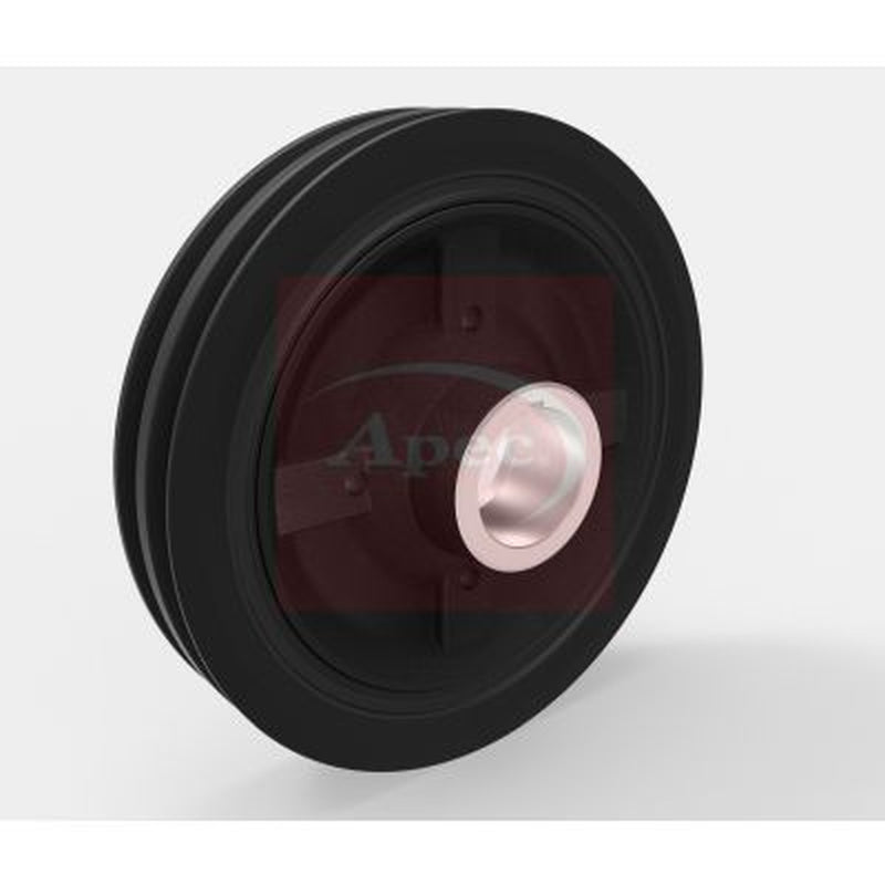 Apec Crank Shaft Belt Pulley fits Mitsubishi Shogun Sport I 1998 on 2.5