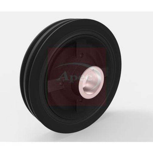 Apec Crank Shaft Belt Pulley fits Mitsubishi Shogun Sport I 1998 on 2.5