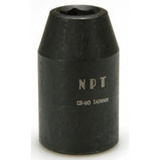 Carlyle Tools Socket - Shallow Impact - Metric - 1/2In. Dr - 12 mm - image 1