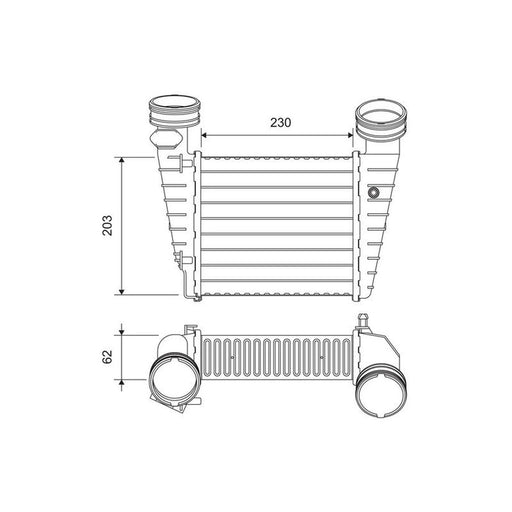Valeo Intercooler (Charge Air Cooler) 818720