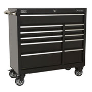 Sealey Rollcab 11 Drawer 1055mm Heavy-Duty Black PTB105511 Sealey - Dynamic Drive