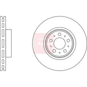 Apec 2 x Vented Brake Discs fits Volvo S60 I 2003-2010 2.5
