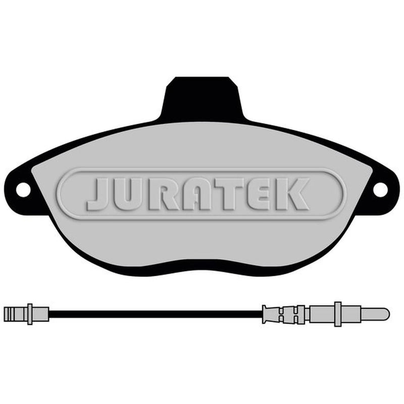 Juratek Front Brake Pad Set fits Citroën Dispatch I 1995-2006 1.6 1.9 2.0