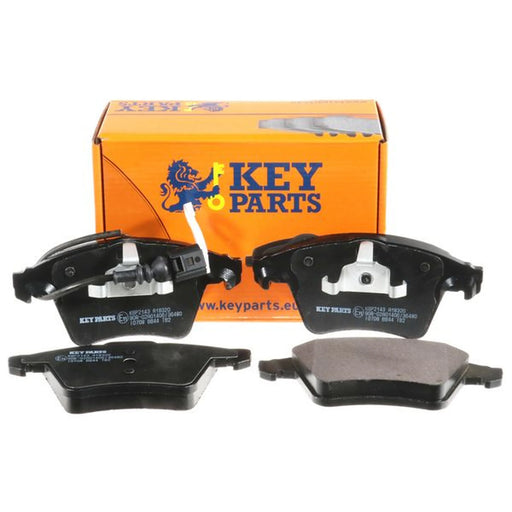 Key Parts 4 x Front Brake Pad Set fits VW California T6 Camper 2015-2024 2.0