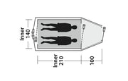 Outwell Cloud 2 Dome Tent 2 Berth Outwell - Dynamic Drive