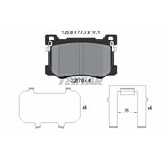 Textar Front Brake Pad Set 2217601