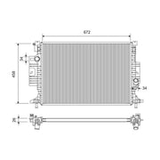 Valeo Engine Radiator 701364