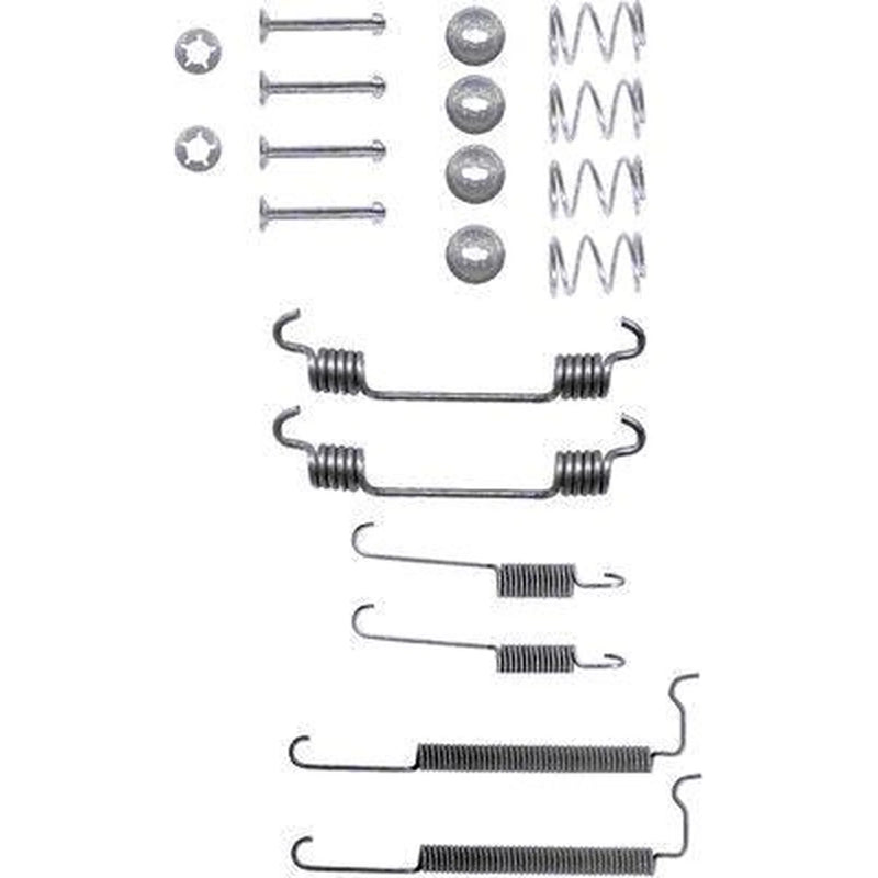 Mintex Brake Shoe Accessory Kit Rear fits Opel Astra F 1991-1998 1.4 1.6 1.7