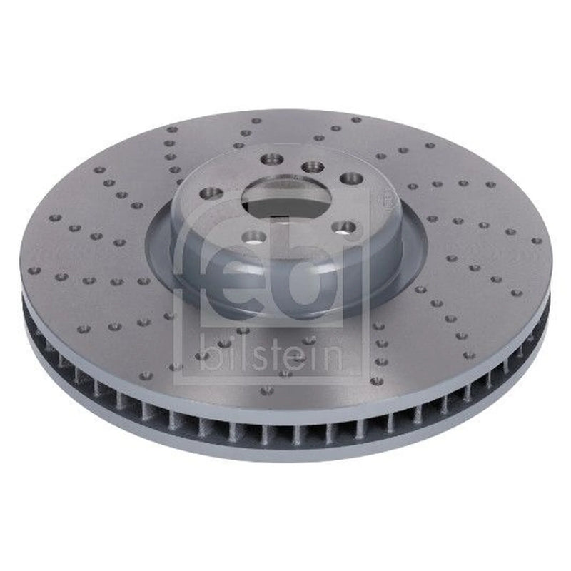 Febi 2 x Front Slotted/Perforated Brake Discs 179592