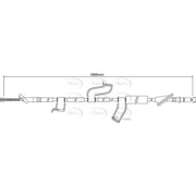 Apec Handbrake Cable Right Rear fits Honda Cr-V III 2006-2012 2.0 2.2