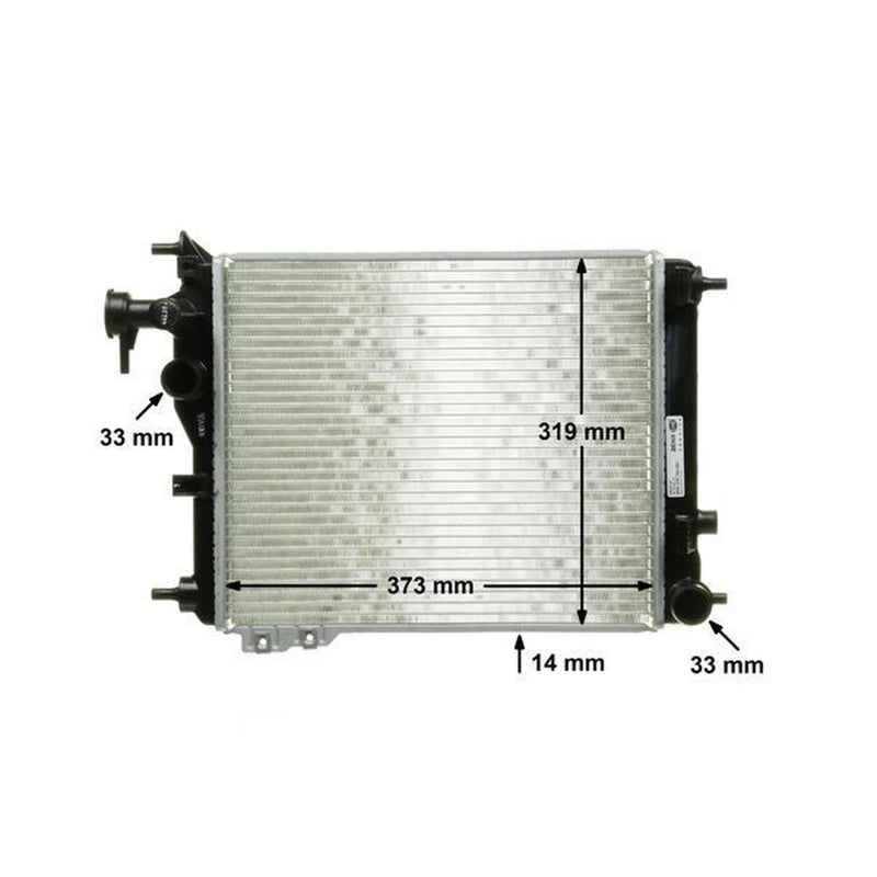 Mahle Engine Radiator fits Hyundai Getz 2002-2010 1.1 1.3 1.4