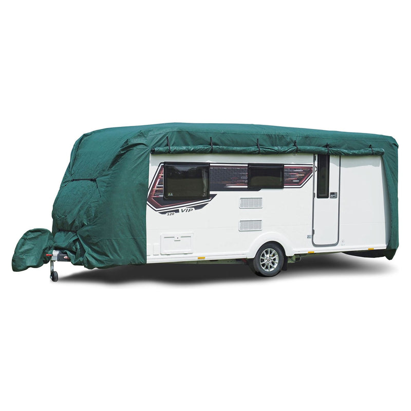 Caravan cover max (medium , 420 - 510 cm) green 4343G8 Quest - Dynamic Drive