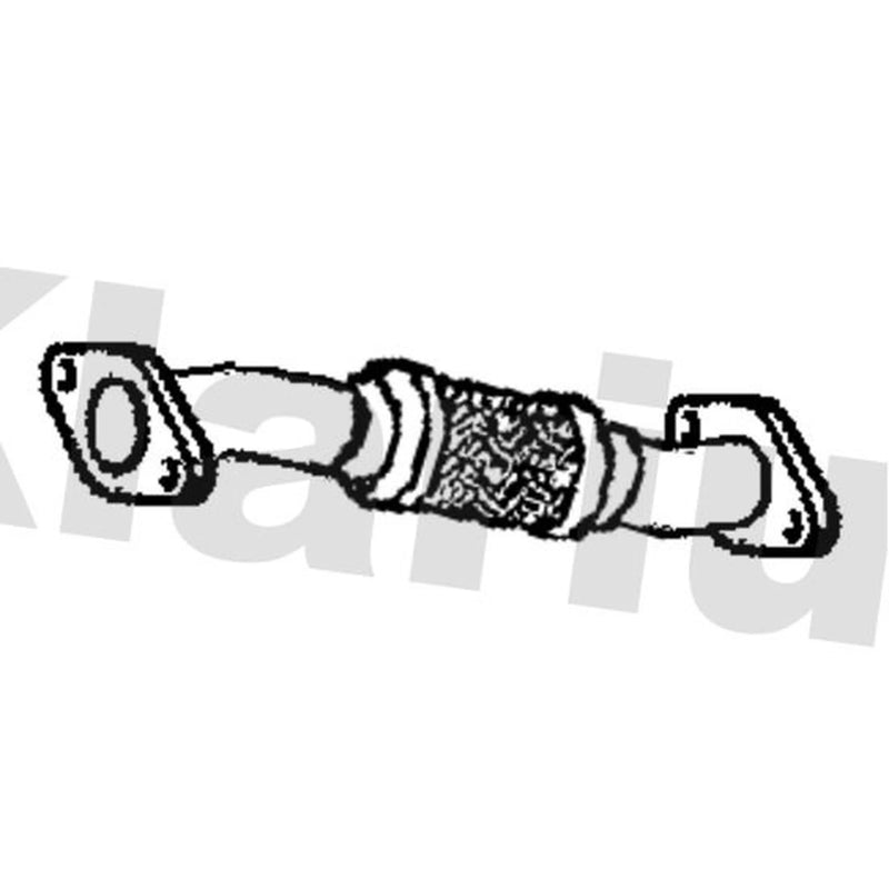 Klarius Exhaust Pipe OD fits Hyundai IX35 2010-2015 2.0