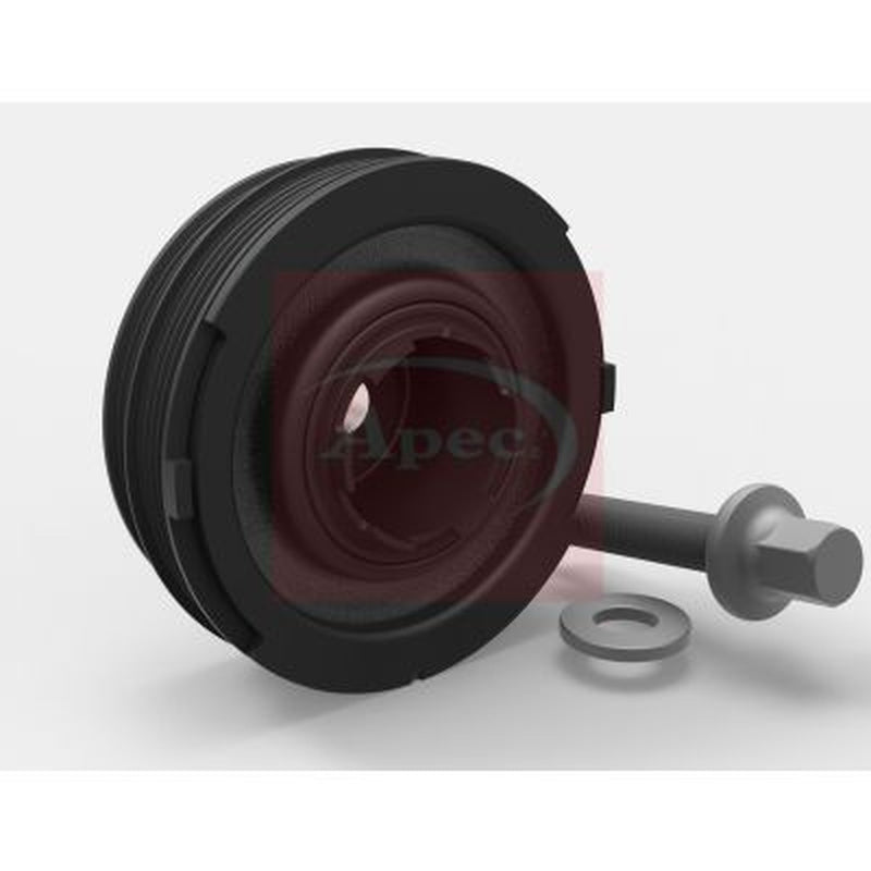 Apec Crank Shaft Belt Pulley fits Land Rover Freelander I 2000-2006 2.0