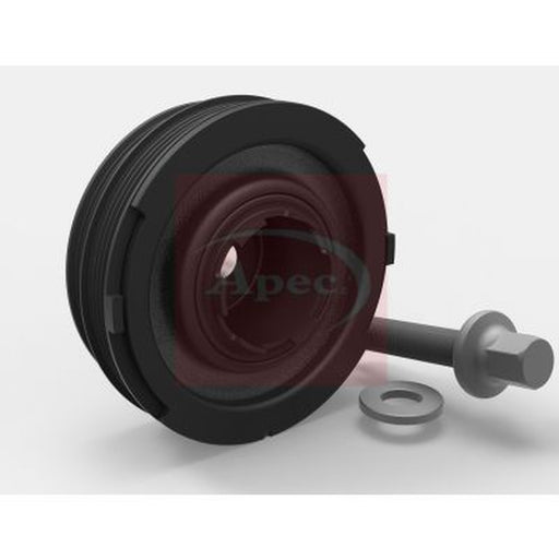 Apec Crank Shaft Belt Pulley fits Land Rover Freelander I 2000-2006 2.0