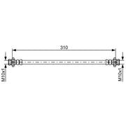 Bosch Brake Hydraulic Hose Line inner fits Nissan Juke 2010-2019 1.2 1.5 1.6